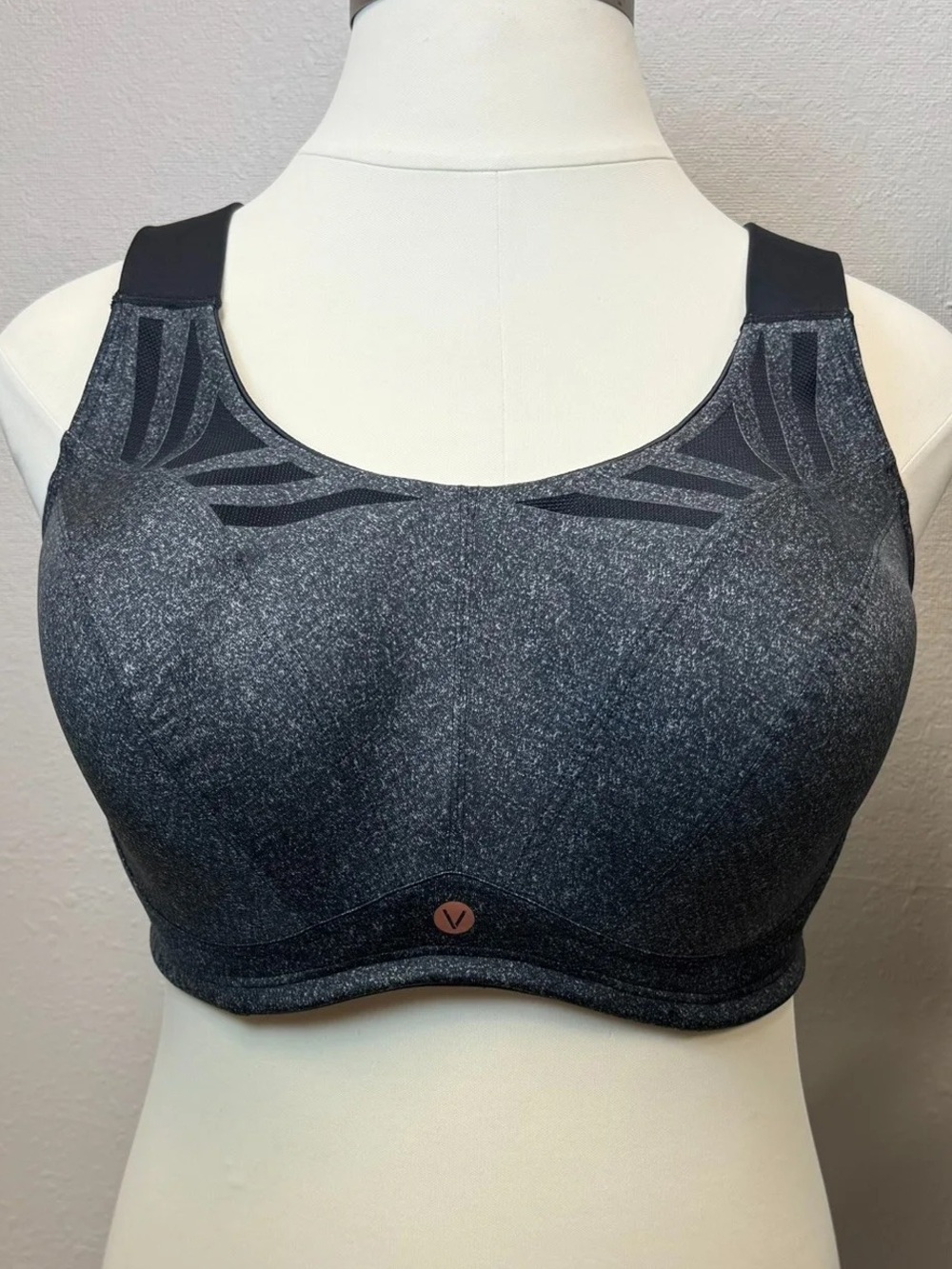 LIVI Active Gray Maximum Support Underwire Sports Bra - Size 42G